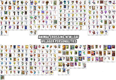 Villager list (New Leaf) .